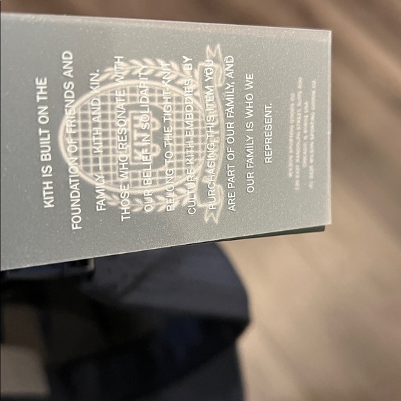 Kith Dark Blue light weight tennis hat - Picture 3 of 4